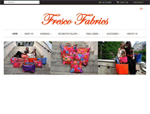Tablet Screenshot of frescofabrics.com